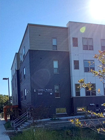 Photo of the Cahill Place building exterior.