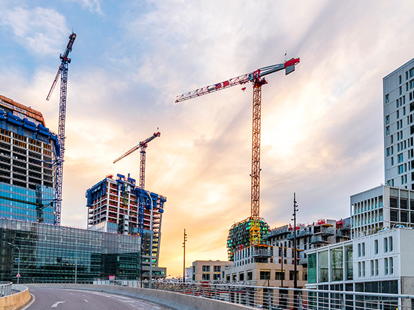 Photo of building construction.