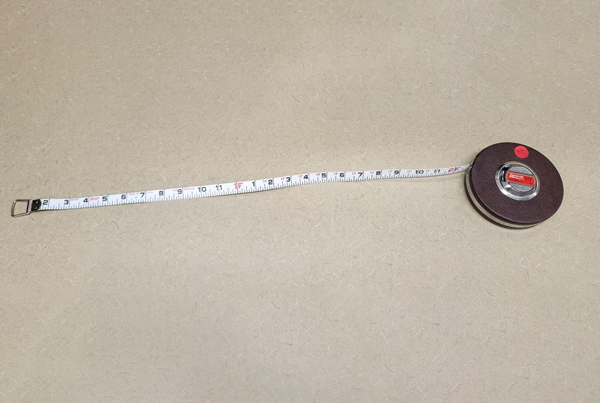 A tape measure.