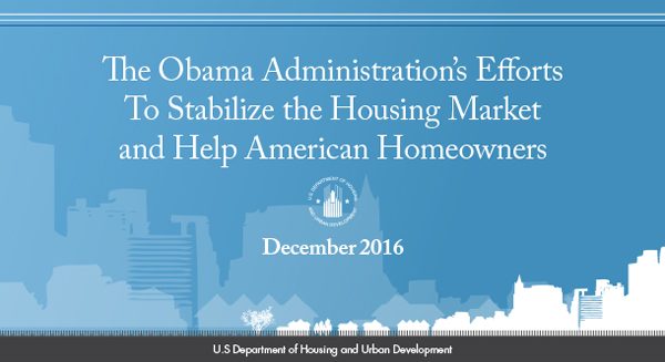 The Obama Administration's Efforts to Stabilize the Housing Market and Help American Homeowners.