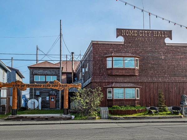 The Nome City Hall building.