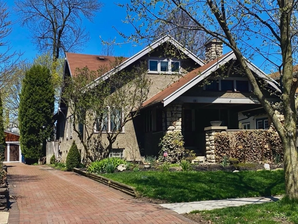 The front of the Robert W. Ingersoll House.