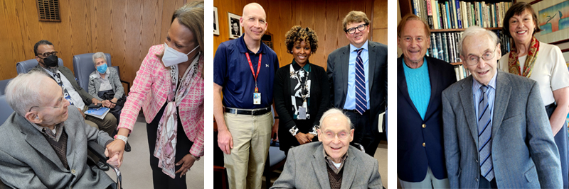 Three photos of PD&R staff members.