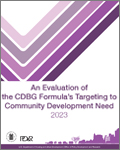 An Evaluation of the CDBG Formula's Targeting to Community Development Need 2023