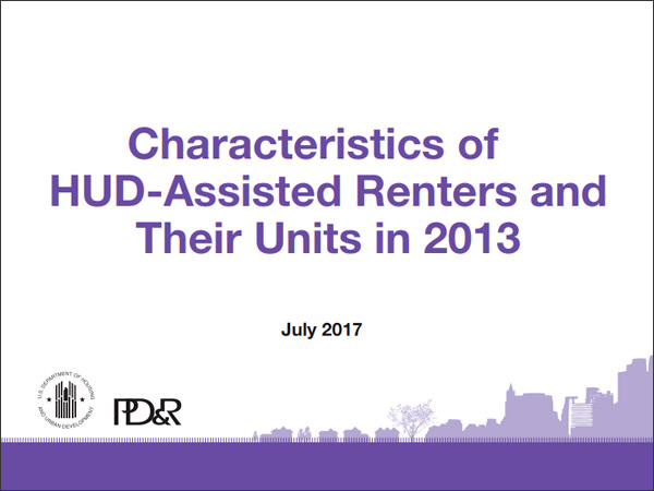 Characteristics of HUD-Assisted Renters