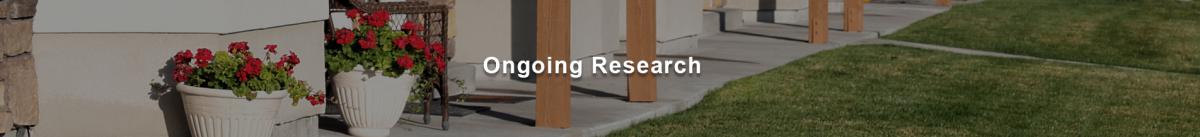 Ongoing research banner
